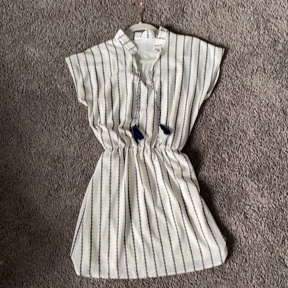 Summer Dress with braided tassel detail